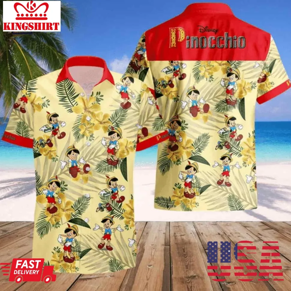 Disney Pinocchio Hawaiian Shirt Plus Size