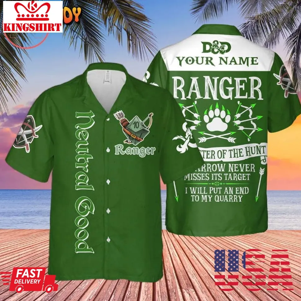 Dnd Neutral Good Ranger Custom Hawaiian Shirt Plus Size