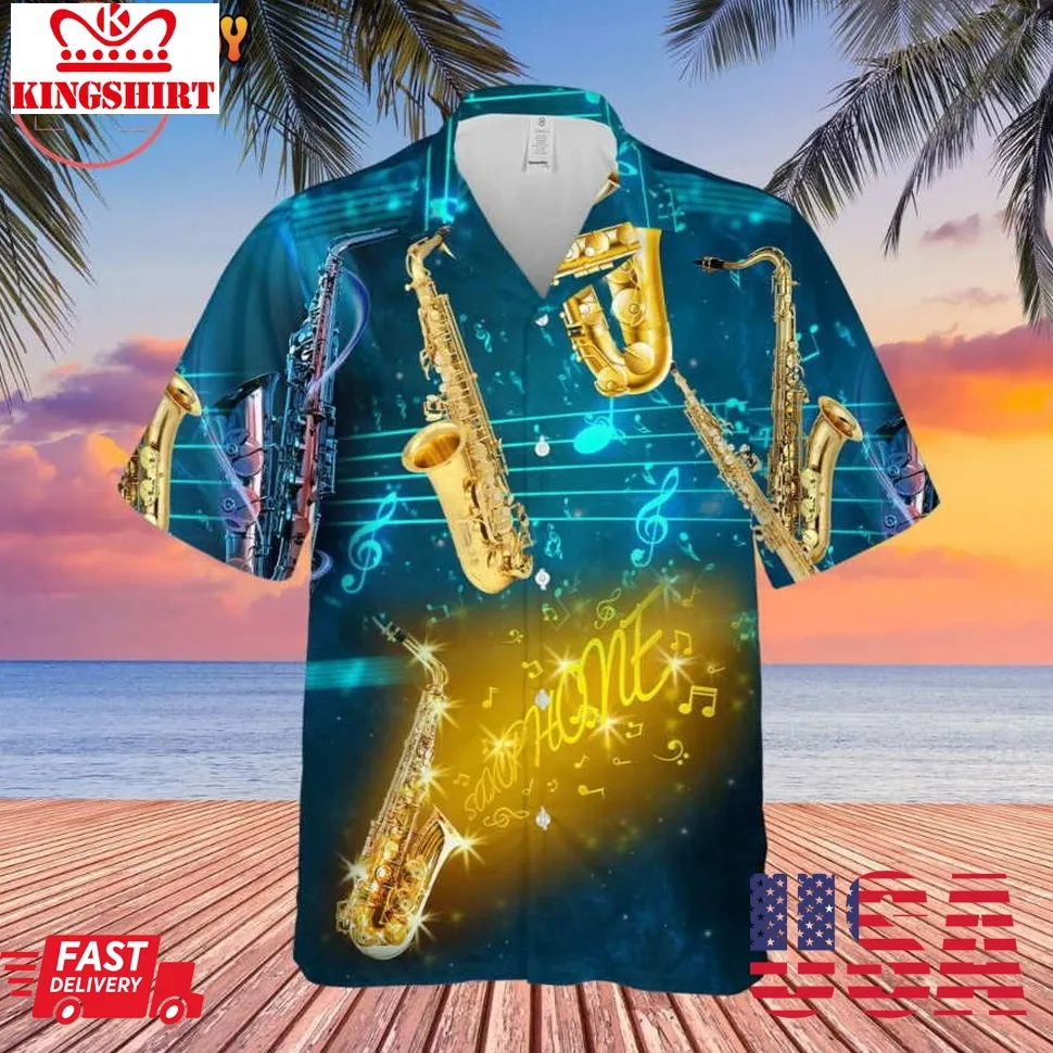 Don't Play The Saxophone Let It Play You Hawaiian Shirt Unisex