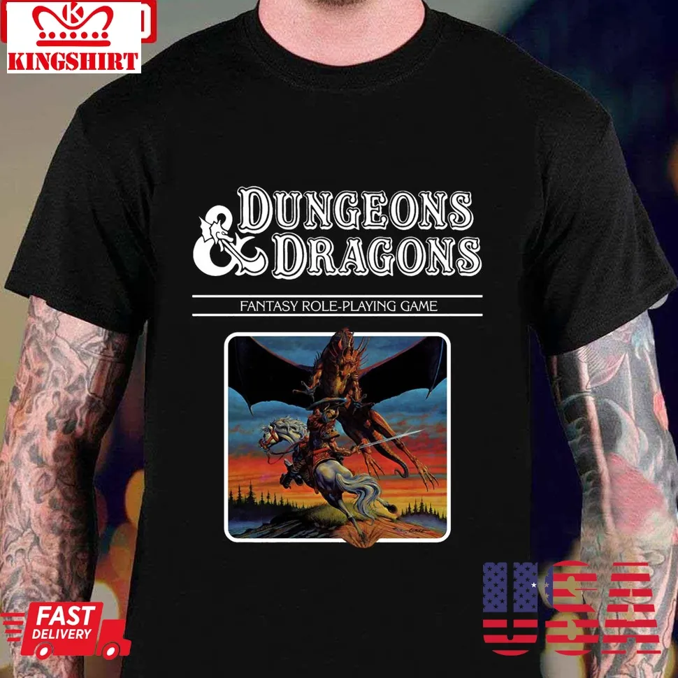 Dungeons &038; Dragons Expert Set Unisex T Shirt Size up S to 4XL