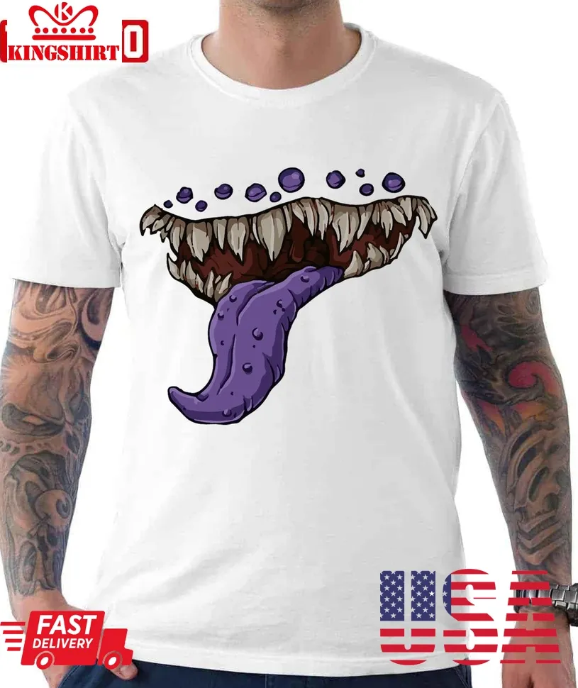 Dungeons And Dragons Mimic Mouth Print Unisex T Shirt Unisex Tshirt
