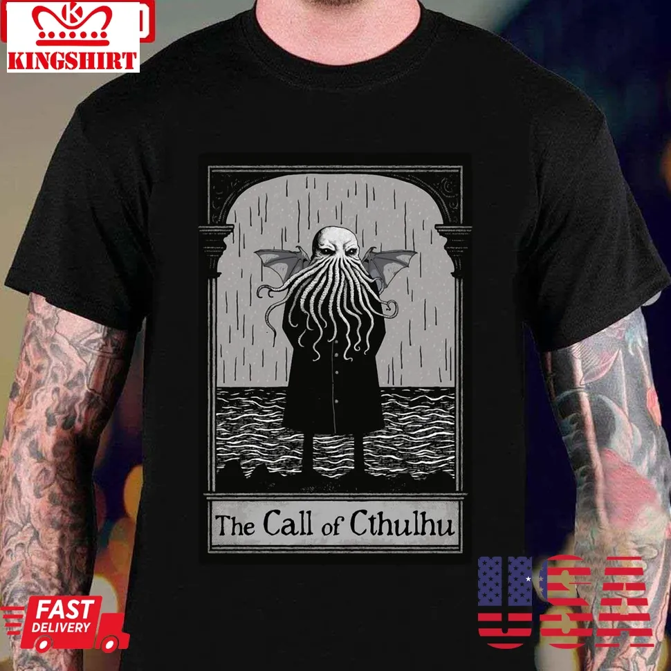 Edward Gorey's The Call Of Cthulhu Unisex T Shirt Plus Size