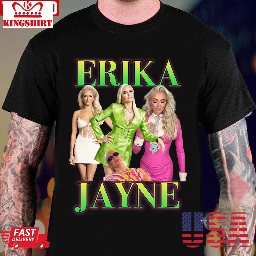 Erika Jayne Unisex Sweatshirt Size up S to 4XL