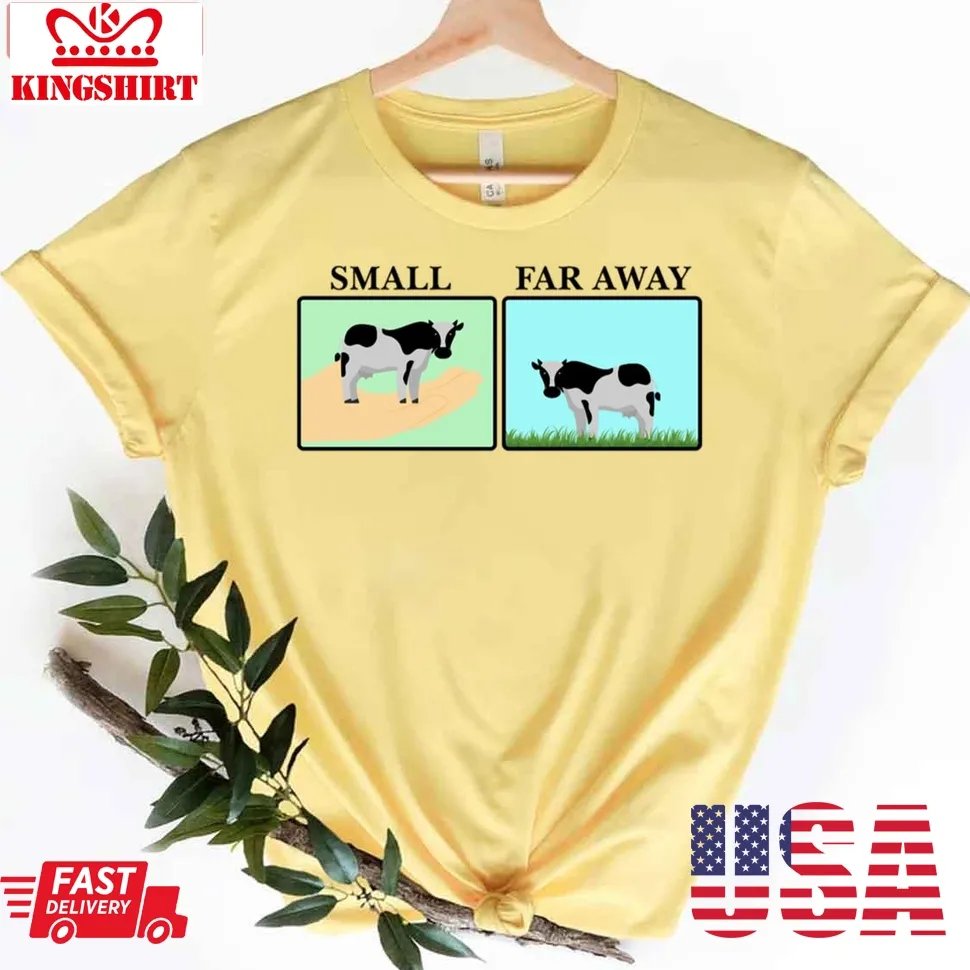 Father Ted Small And Far Away Cows Unisex T Shirt Plus Size