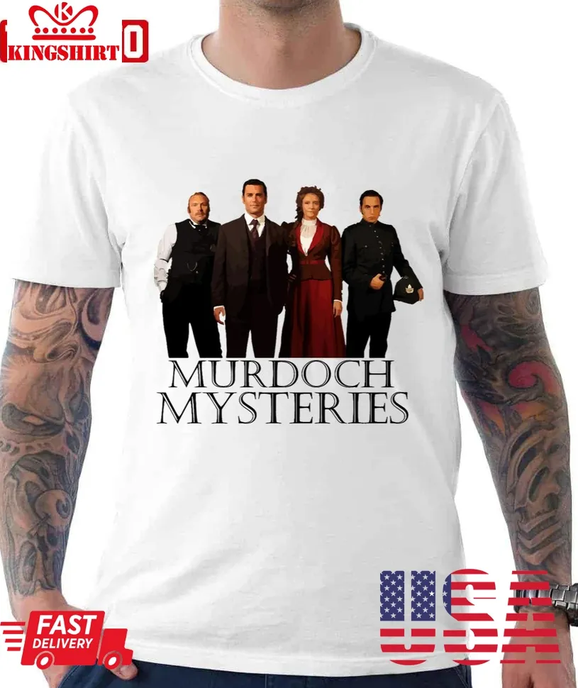 First Day Of Murdoch Mysteries Old Birthday Vintage Style Art Unisex T Shirt Size up S to 4XL