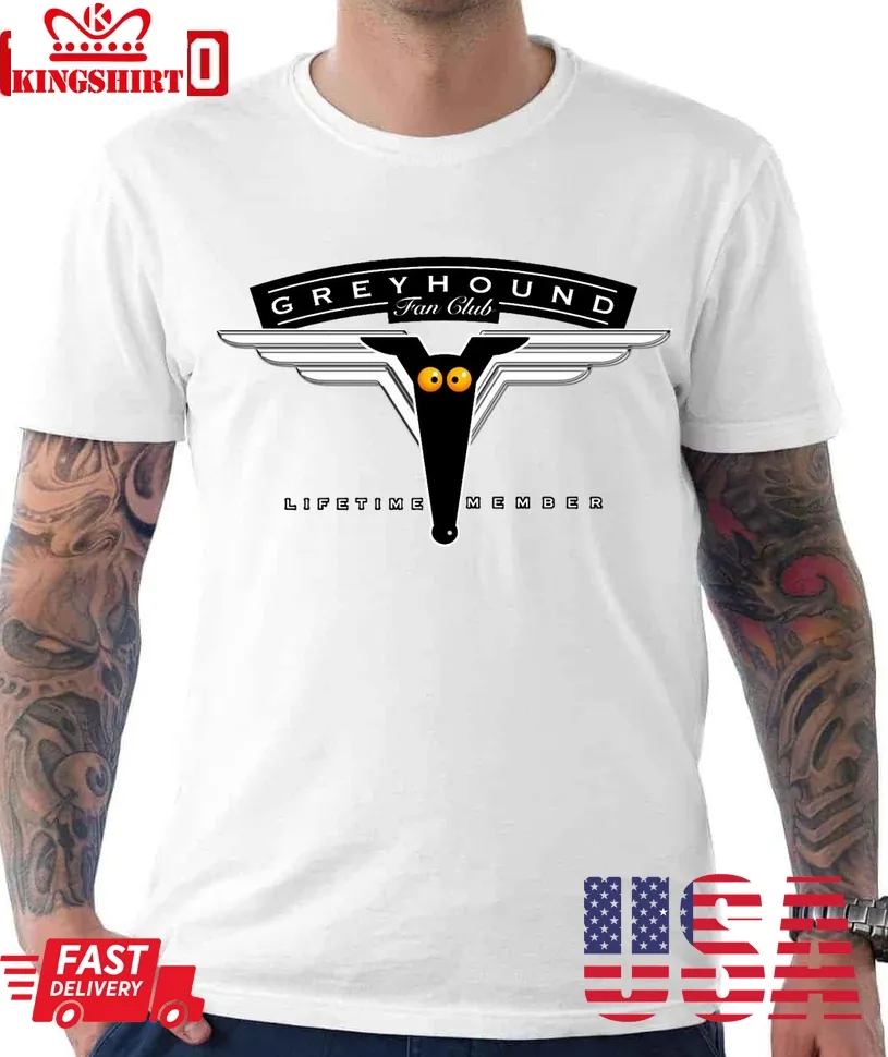 Greyhound Fan Club Unisex T Shirt Unisex Tshirt