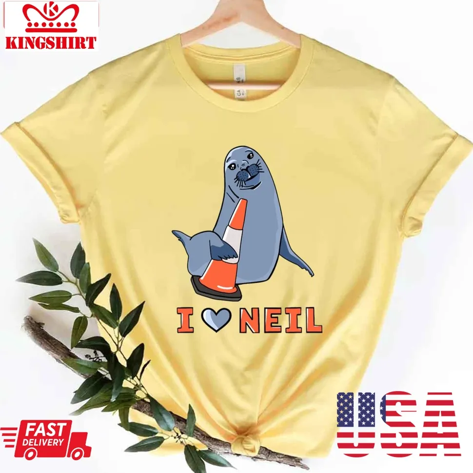 I Love Neil The Seal Unisex T Shirt