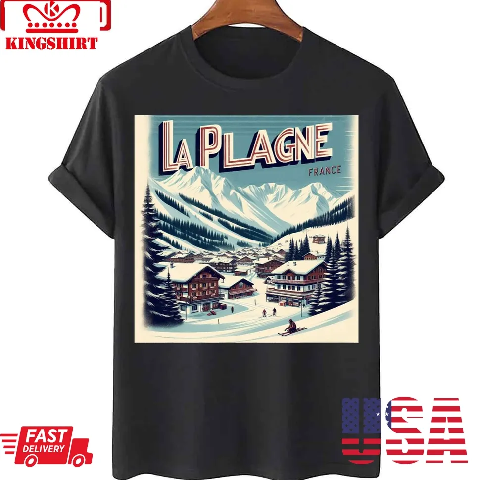 La Plagne Ski Resort Premium Unisex T Shirt