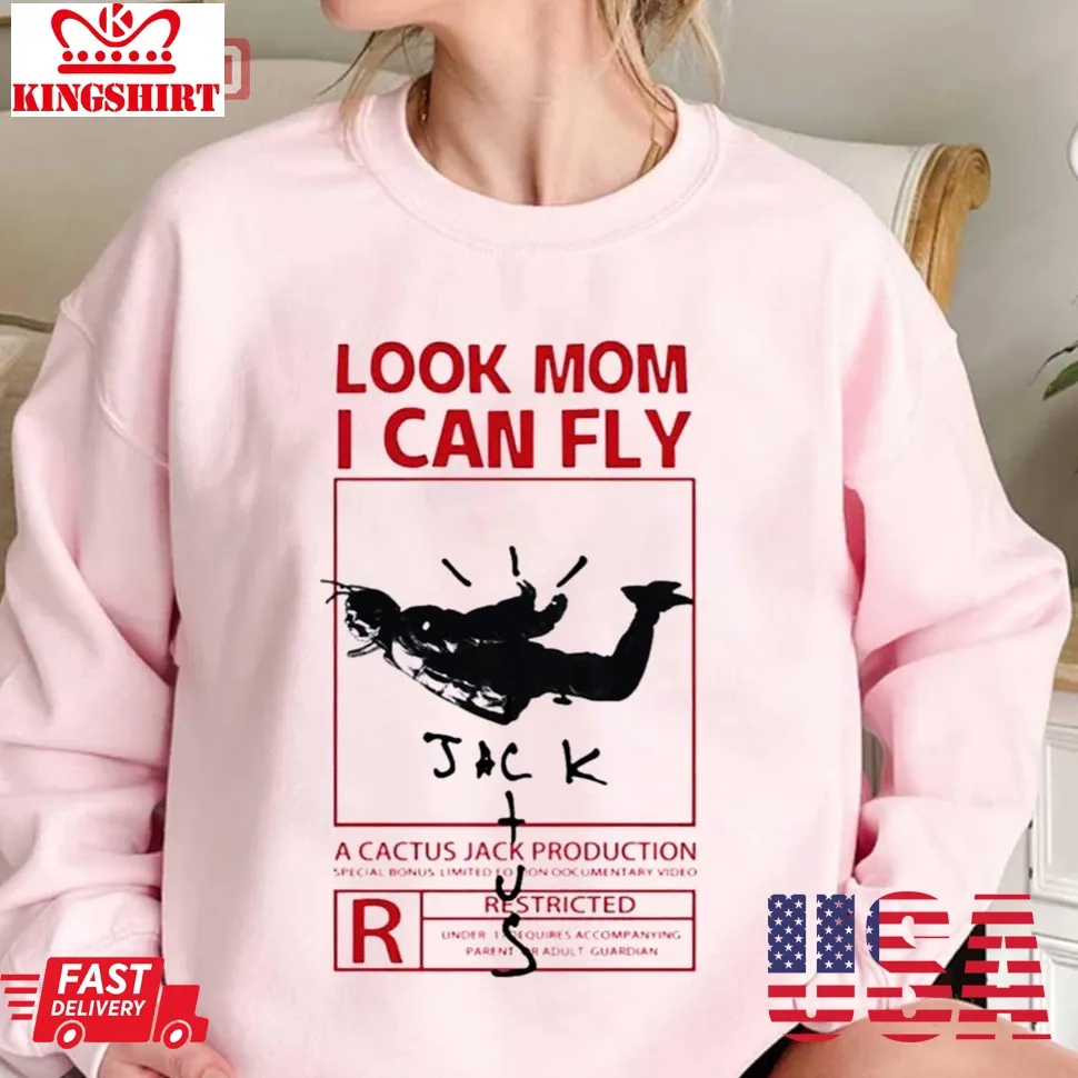 Look Mom I Can Fly Travis Unisex Sweatshirt