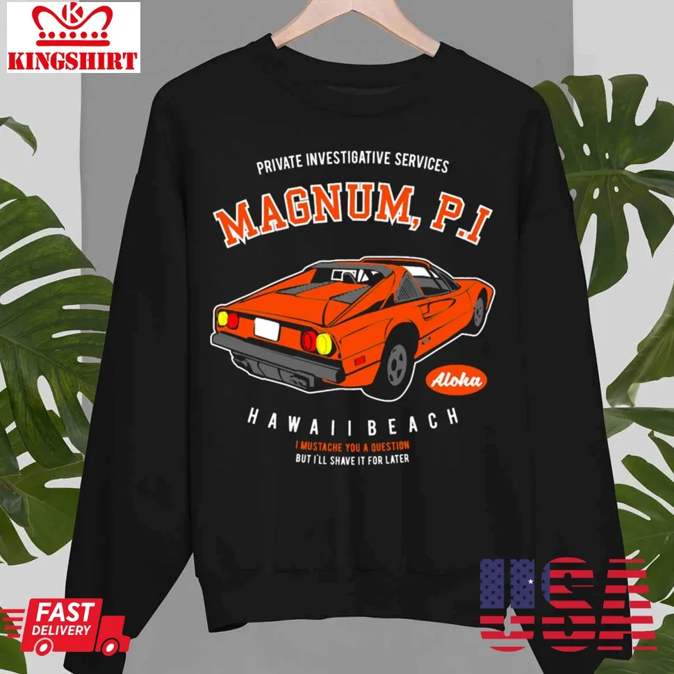 Magnum Pi 90S Movie Tom Selleck Unisex T Shirt