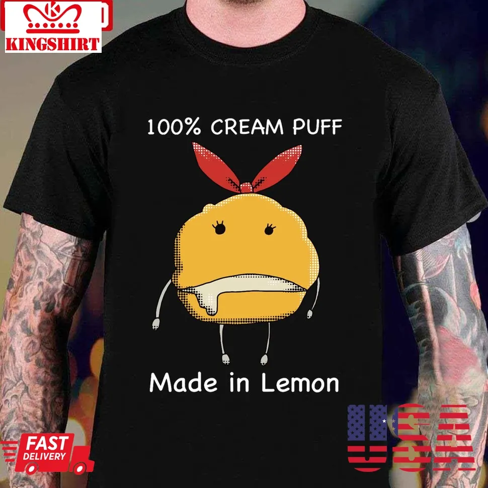 Mashle Anime 100 Made In Lemon Irvine Cream Unisex T Shirt
