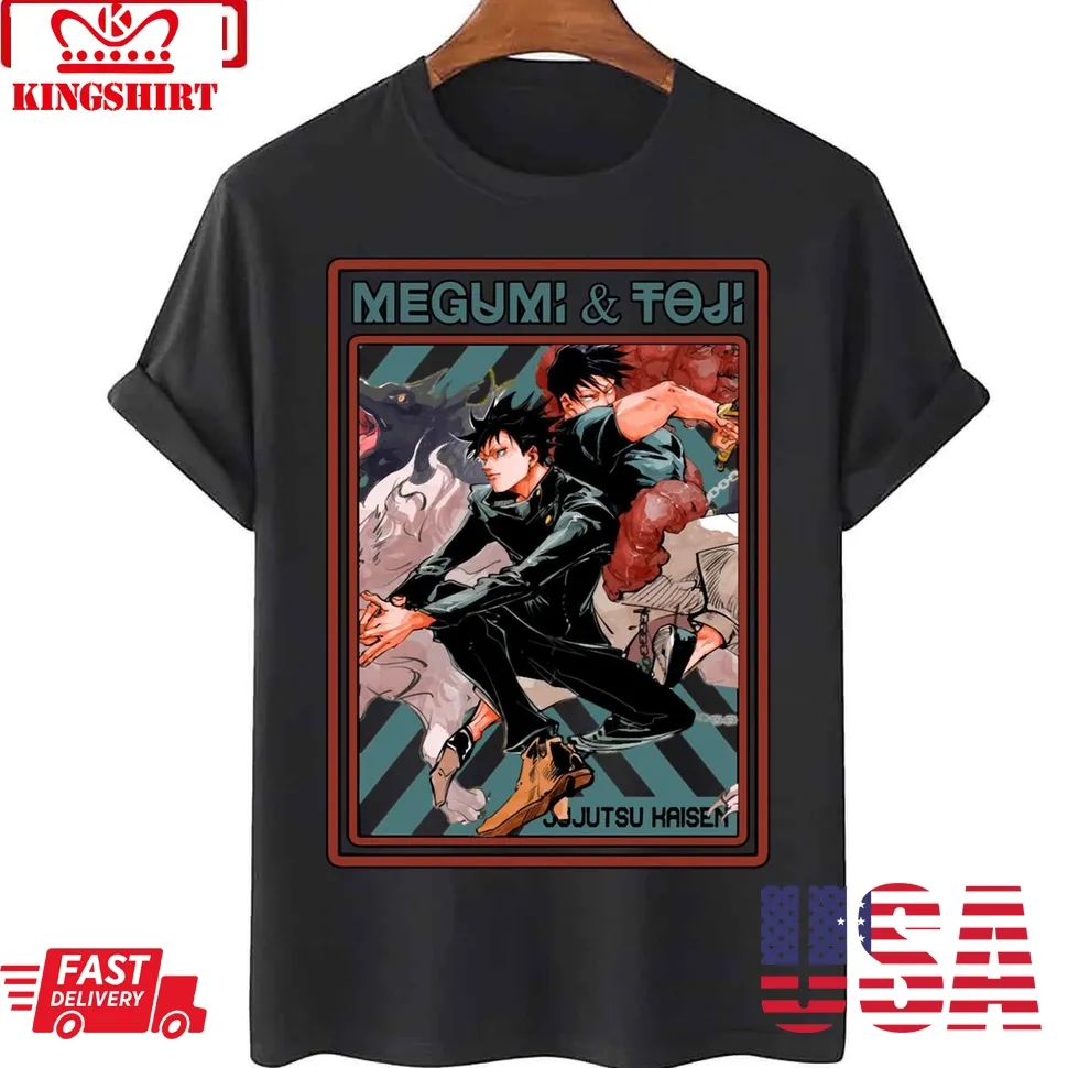 Megumi And Toji Card Jujutsu Kaisen Unisex T Shirt