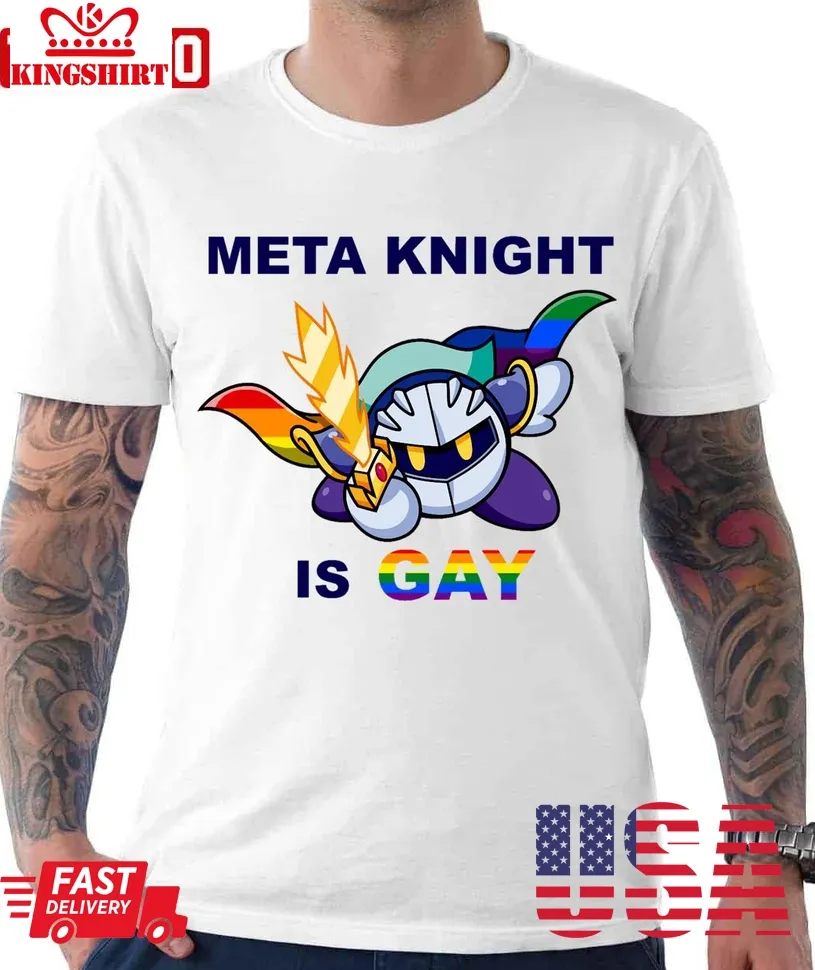 Meta Knight Is Gay V2 Unisex T Shirt