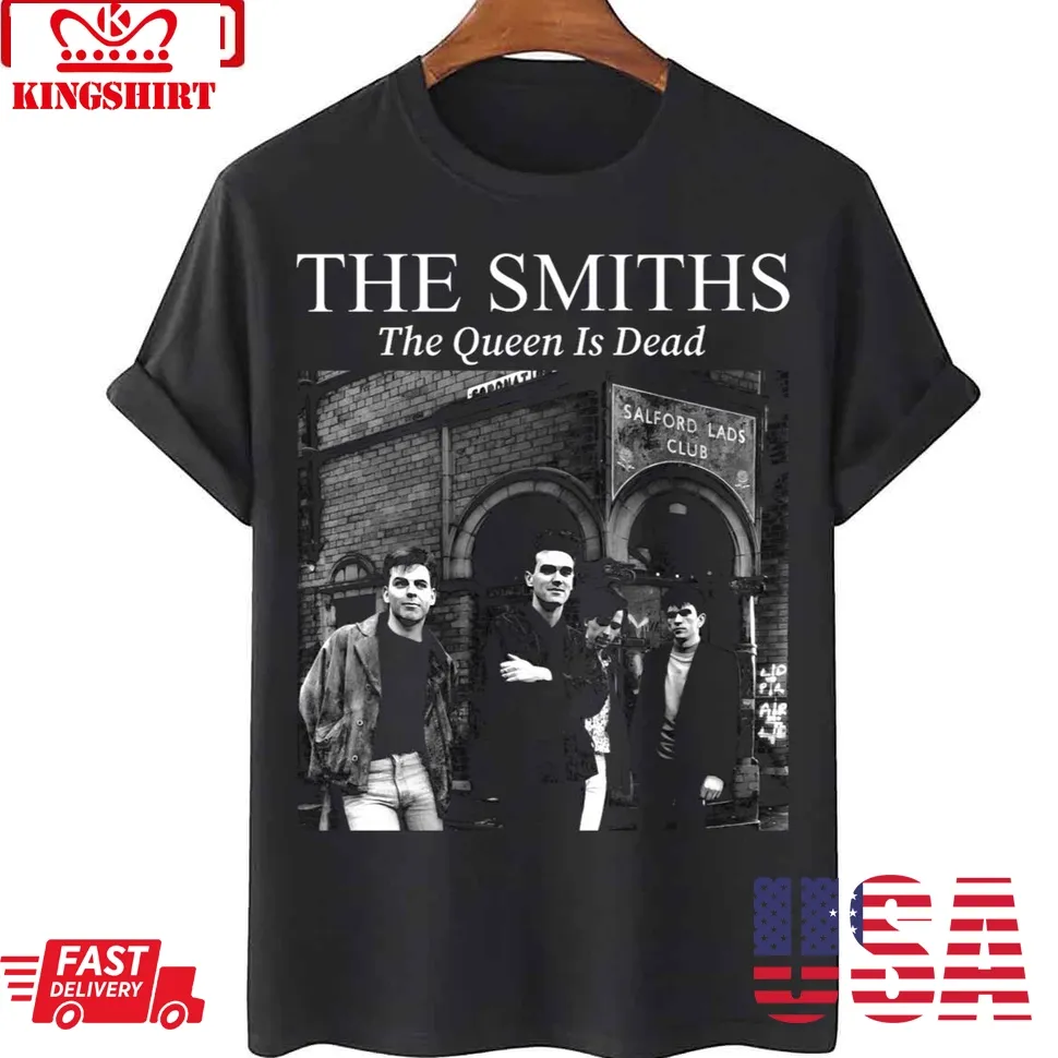 Music Band The Smiths The Queen Is Dead Retro Vintage Album Unisex T Shirt