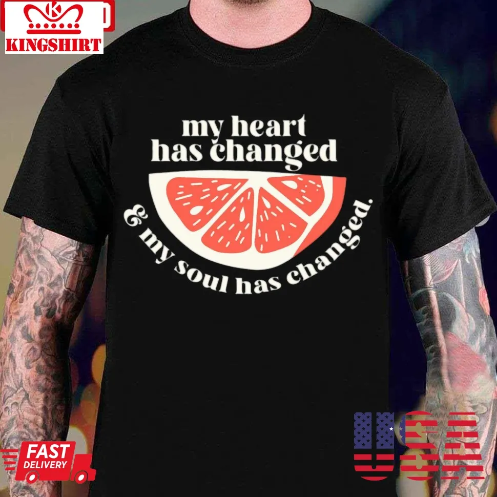 My Heart Has Changed Noah Kahan Orange Juice Unisex T Shirt