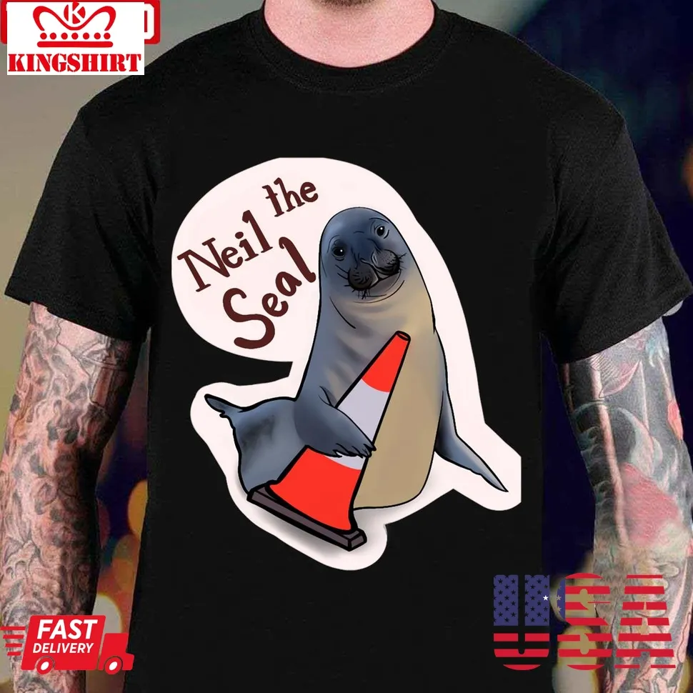 Neil The Seal Lives Here Mate Unisex T Shirt