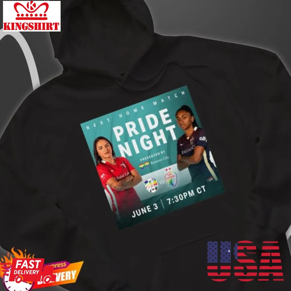 Next Home Match Pride Night Presented By Kansas City And Courage Shirt