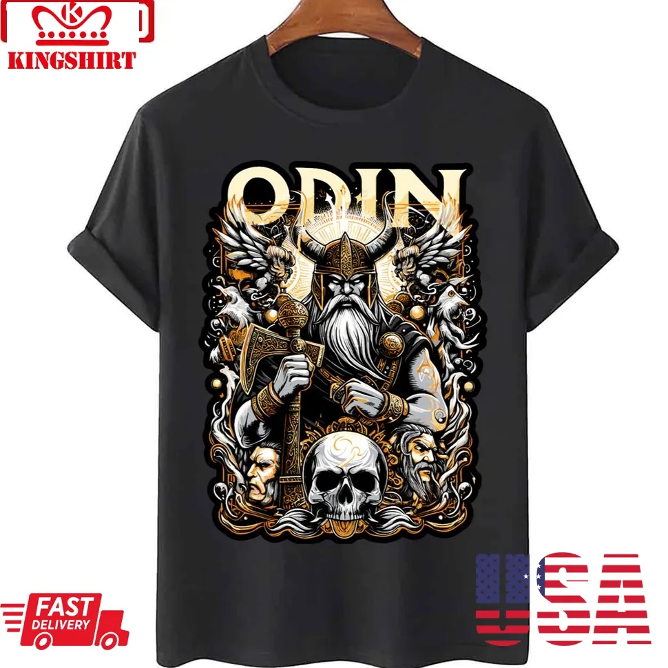 Odin The Allfather Old Gods Of Asgard Unisex T Shirt
