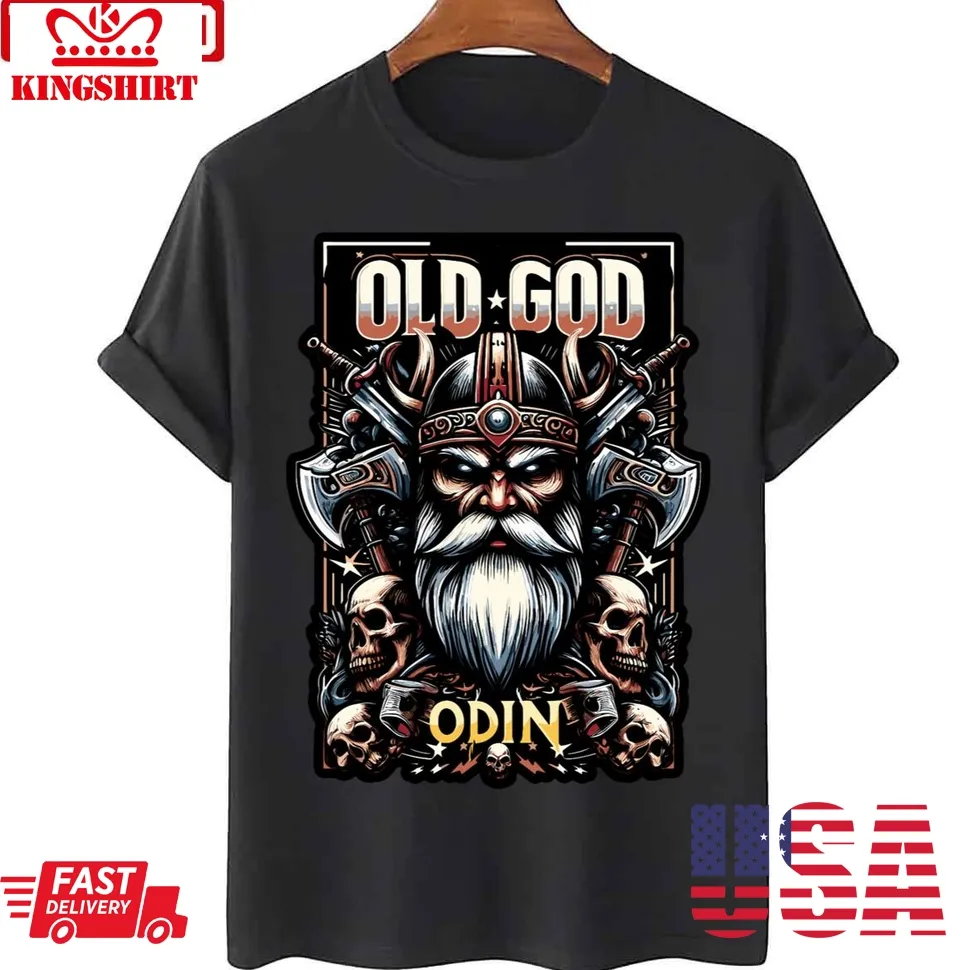Old Gods Of Asgard Odin The Allfather Unisex T Shirt