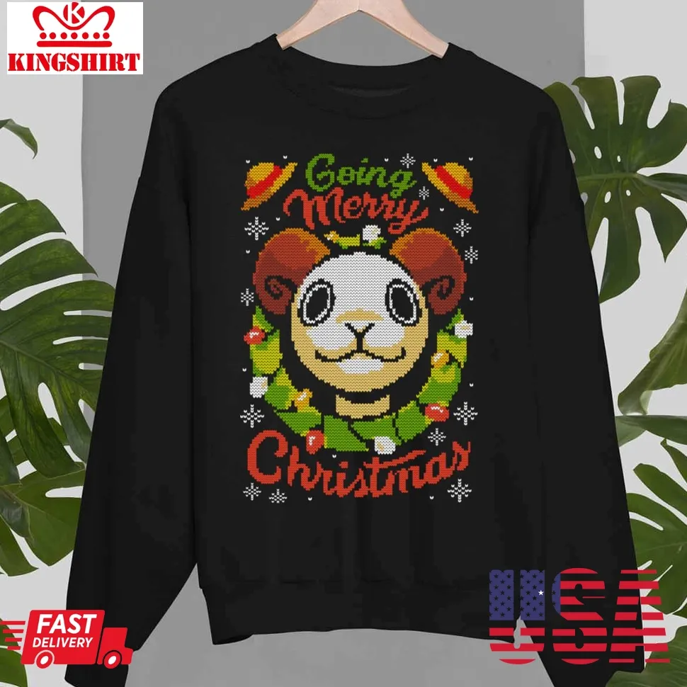 One Piece Going Merry Christmas Ugly Sweater Unisex T Shirt