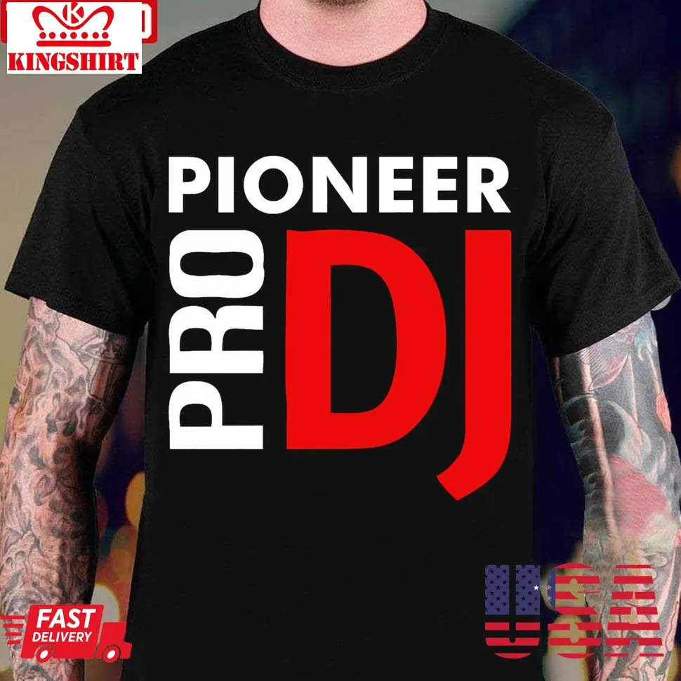 Pioneer Dj Pro Logo Red Unisex Sweatshirt
