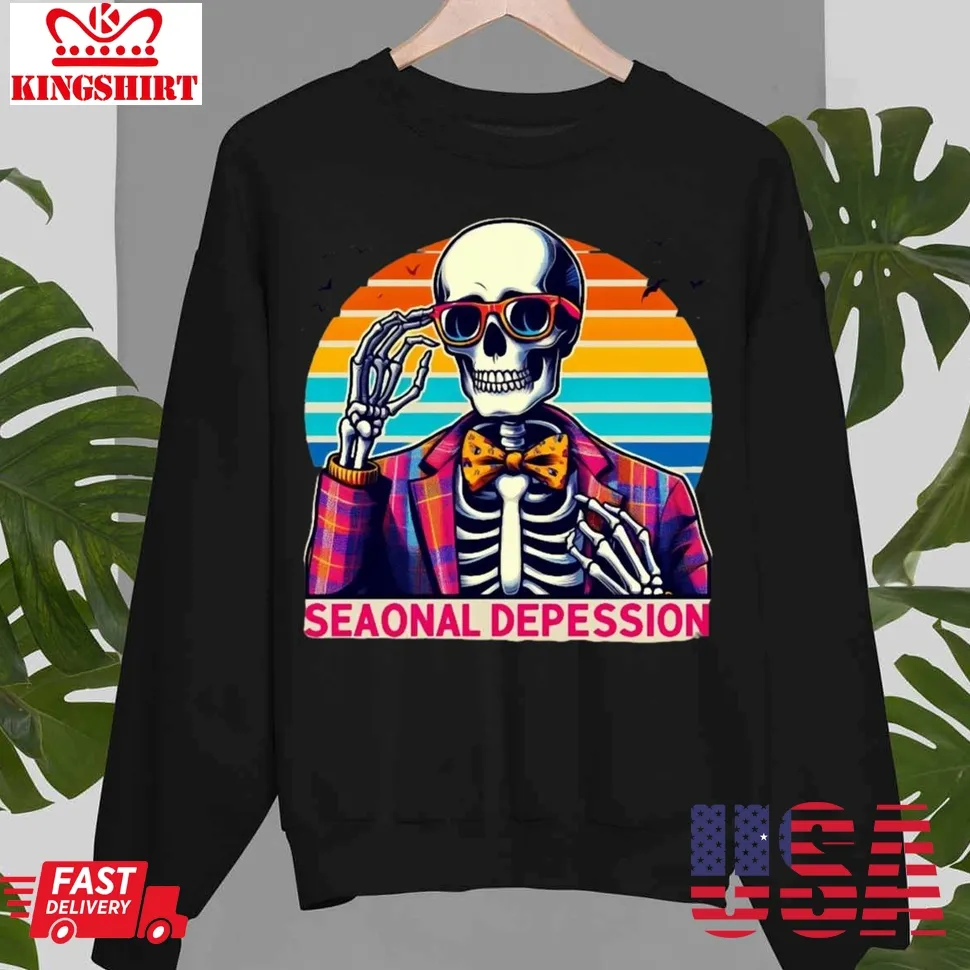 Preppy Depression Preppy Skeleton Unisex Sweatshirt