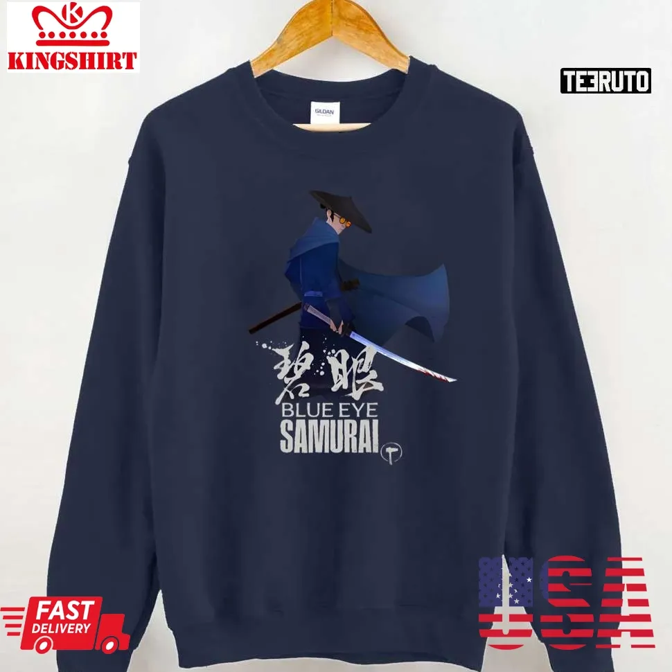 Samurai Blue Cape Unisex T Shirt