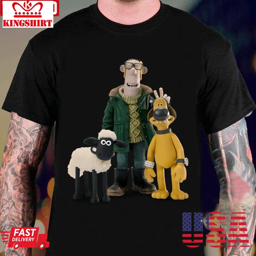 Shaun The Sheep Family 1 Unisex T Shirt