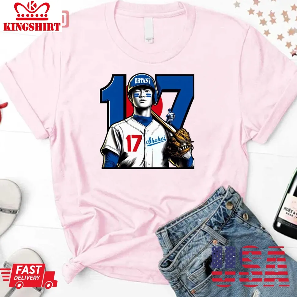 Shohei Ohtani 17 Dodgers Shohei Ohtani Unisex T Shirt
