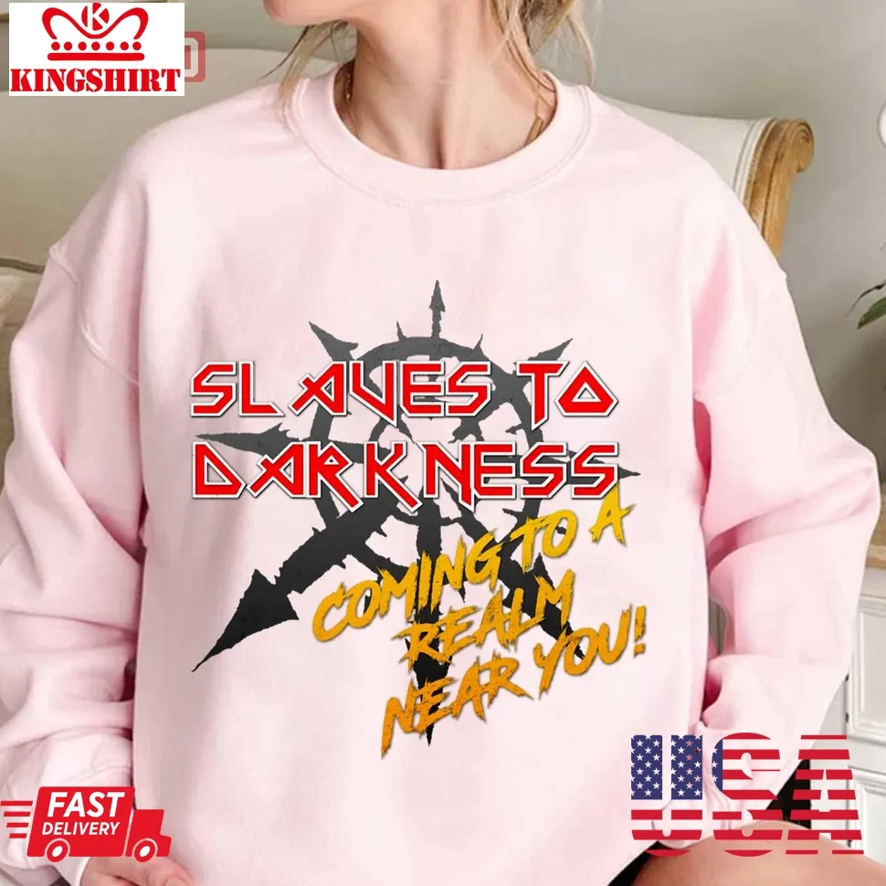 Slaves To Darkness Tour Logo Unisex Sweatshirt