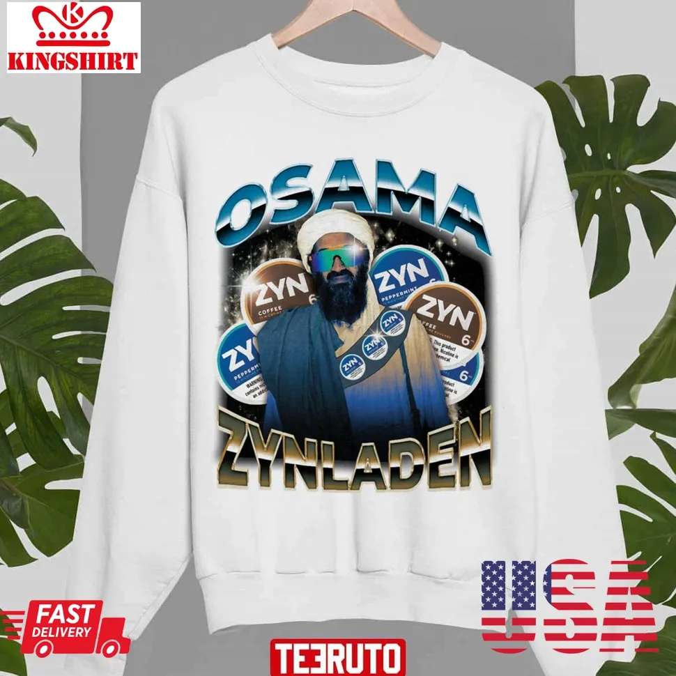 Ssama Zyn Laden Parody Meme Zynladen Flag Joke Unisex T Shirt