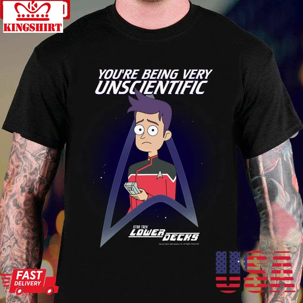 Star Trek Lower Decks Brad Boimler Being Very Unscientific Unisex T Shirt