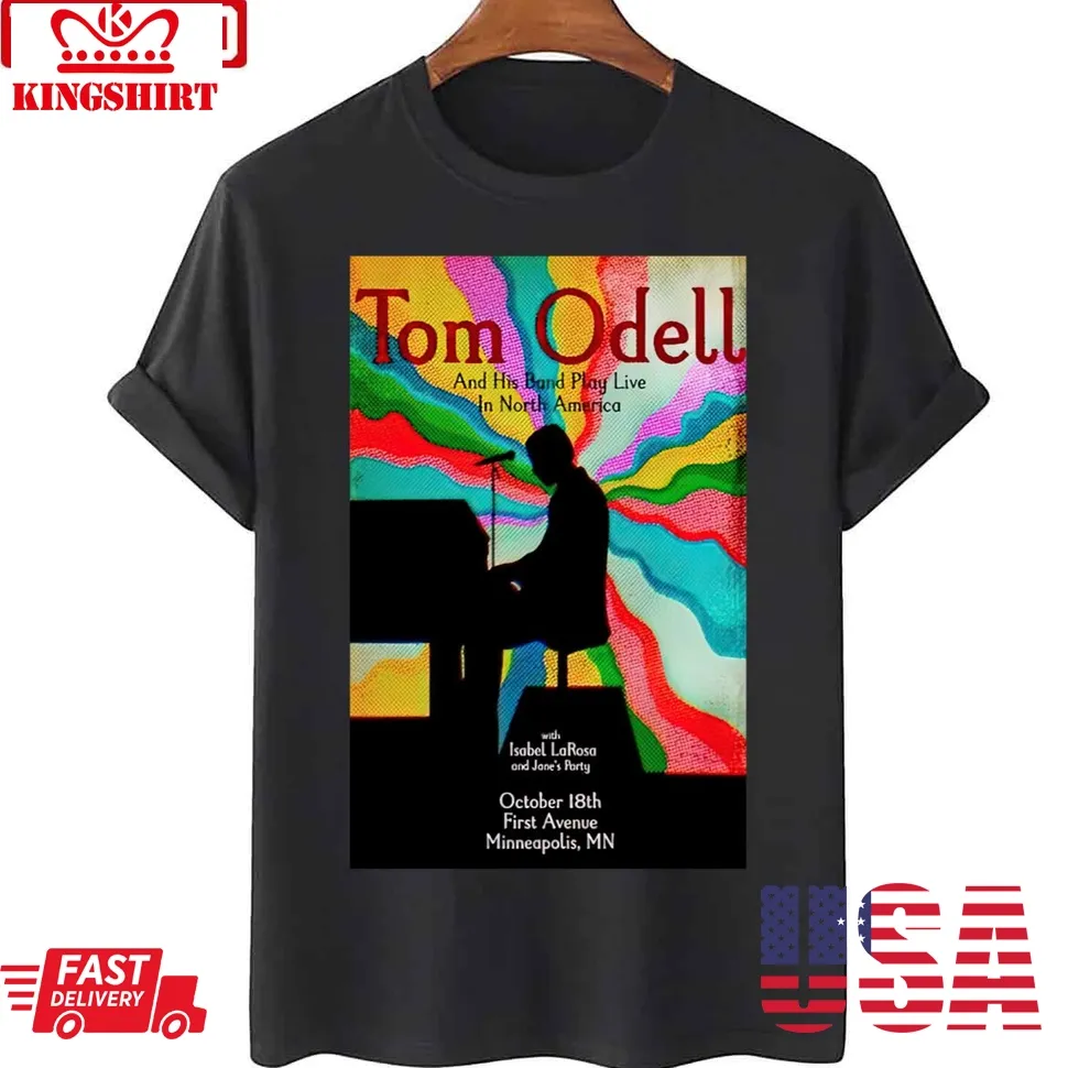 Tom Odell First Avenue Minneapolis Mn Event Poster October 18 2023 Unisex T Shirt