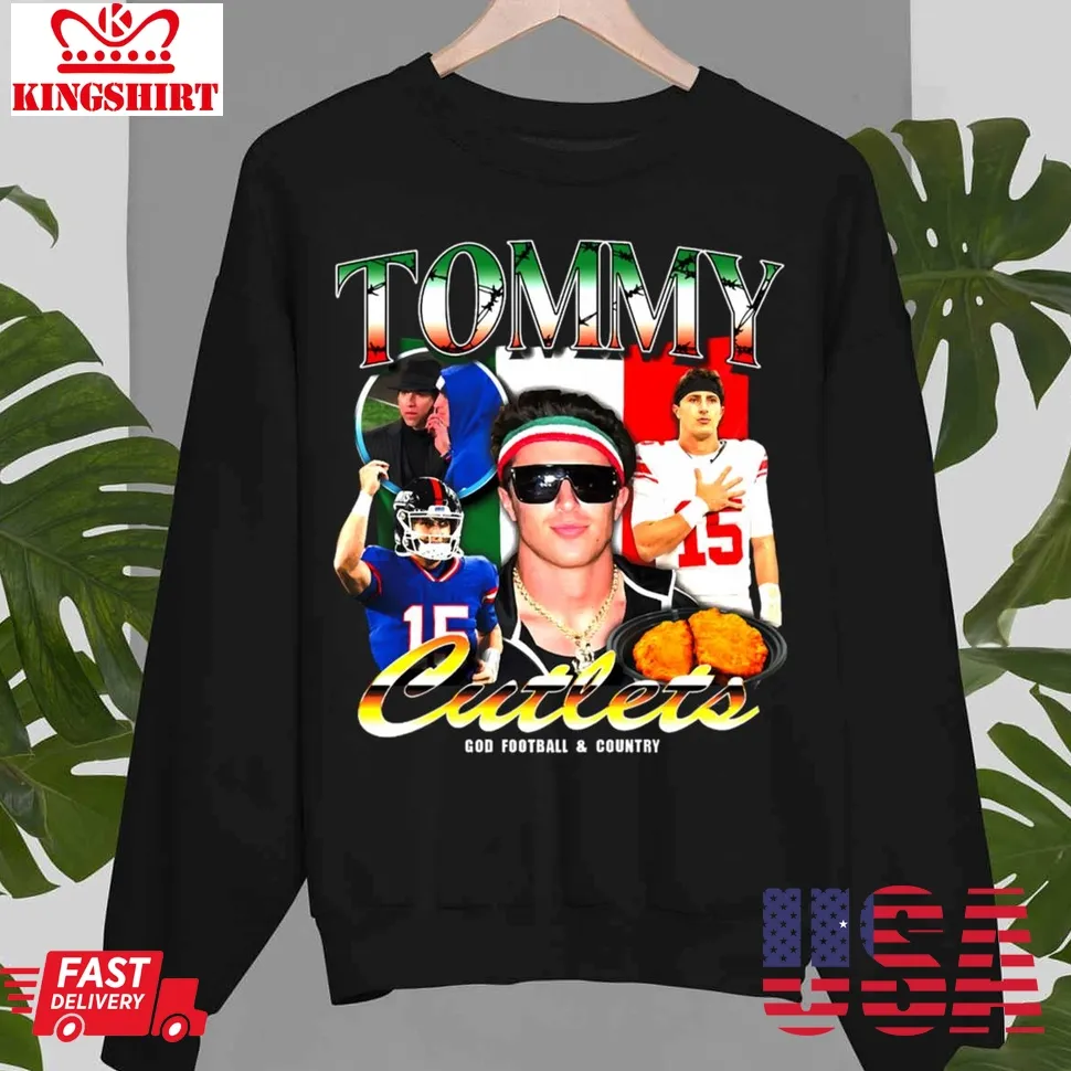 Tommy Cutlets Retro Collage Art Unisex Sweatshirt