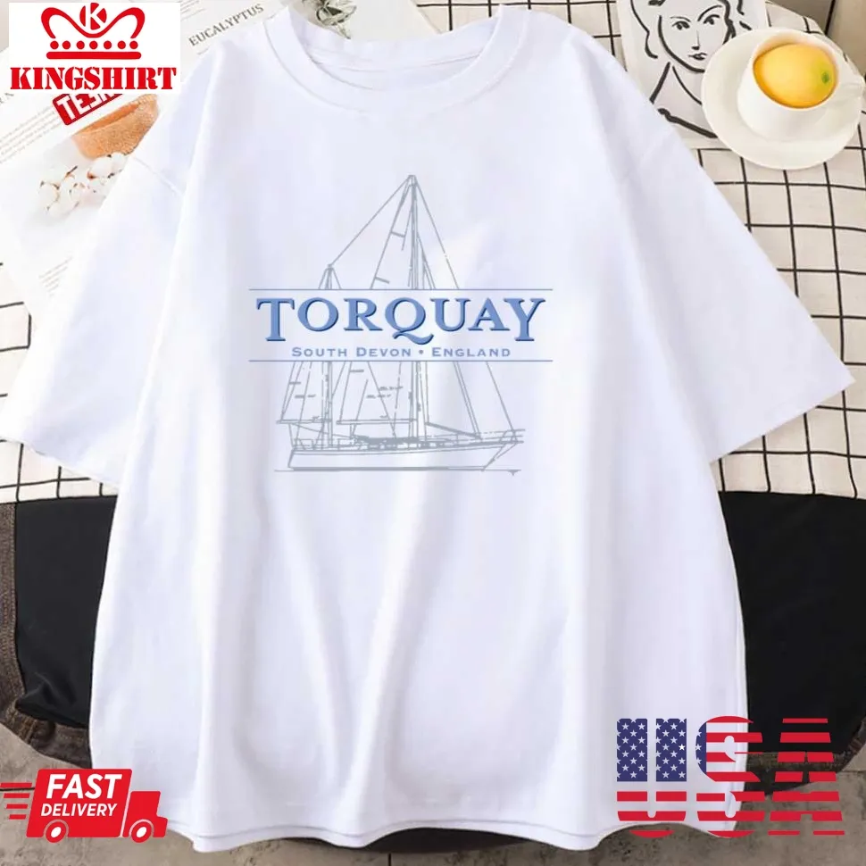 Torquay Sailboat Unisex T Shirt