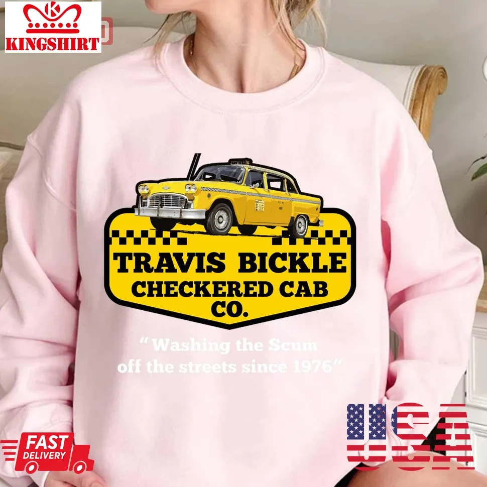 Travis Bickle Checkered Cab Company Unisex Sweatshirt
