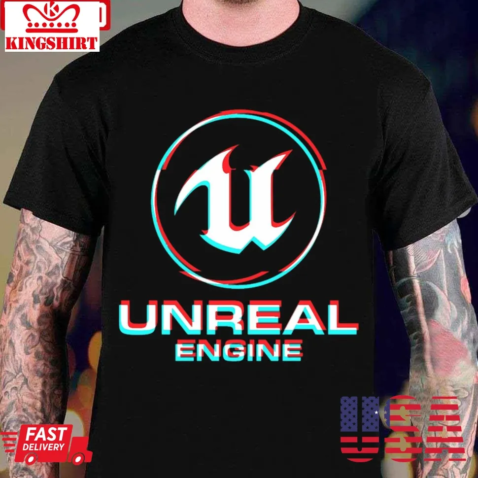 Unreal Engine Glitch Unisex T Shirt