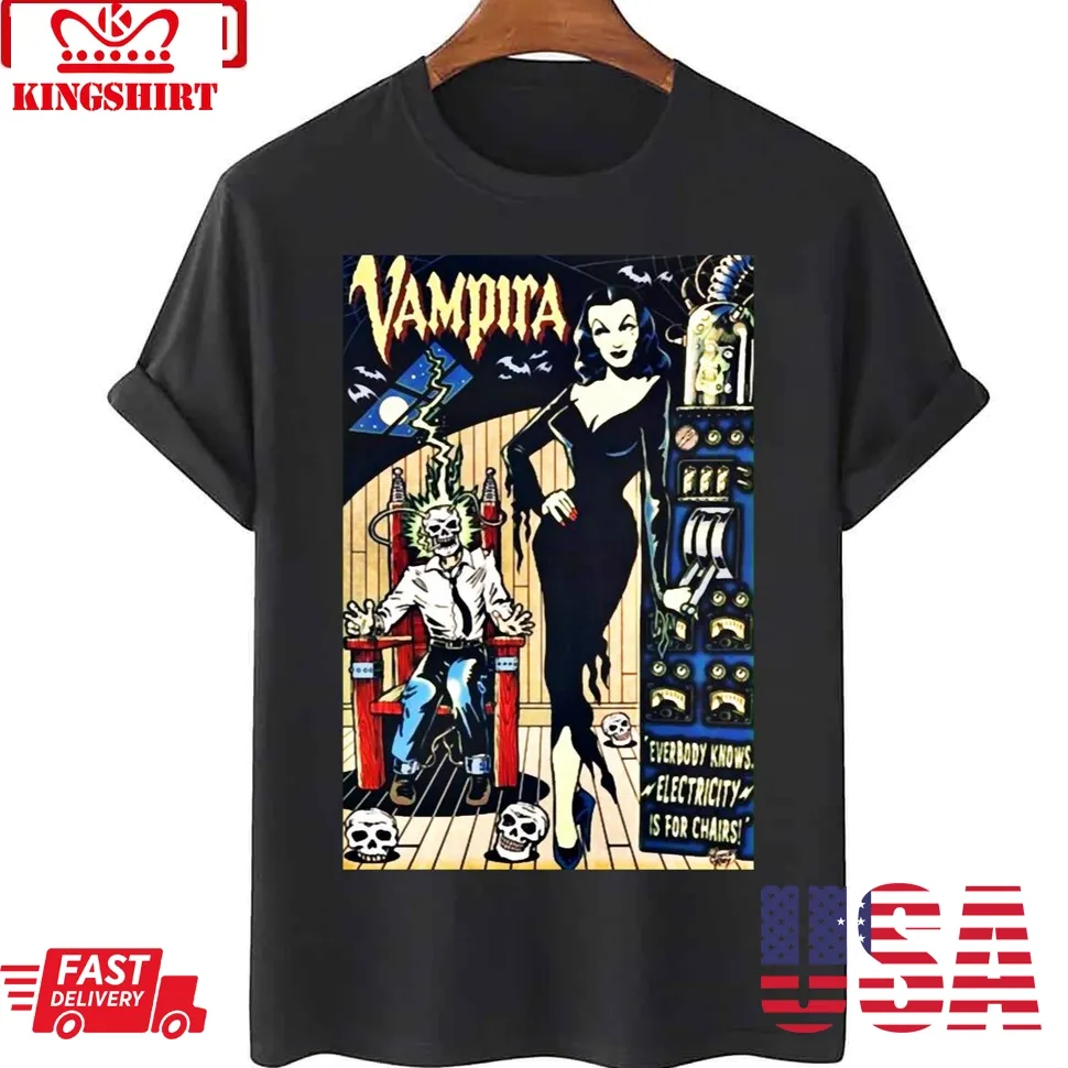 Vampira The Vampira Show Unisex T Shirt