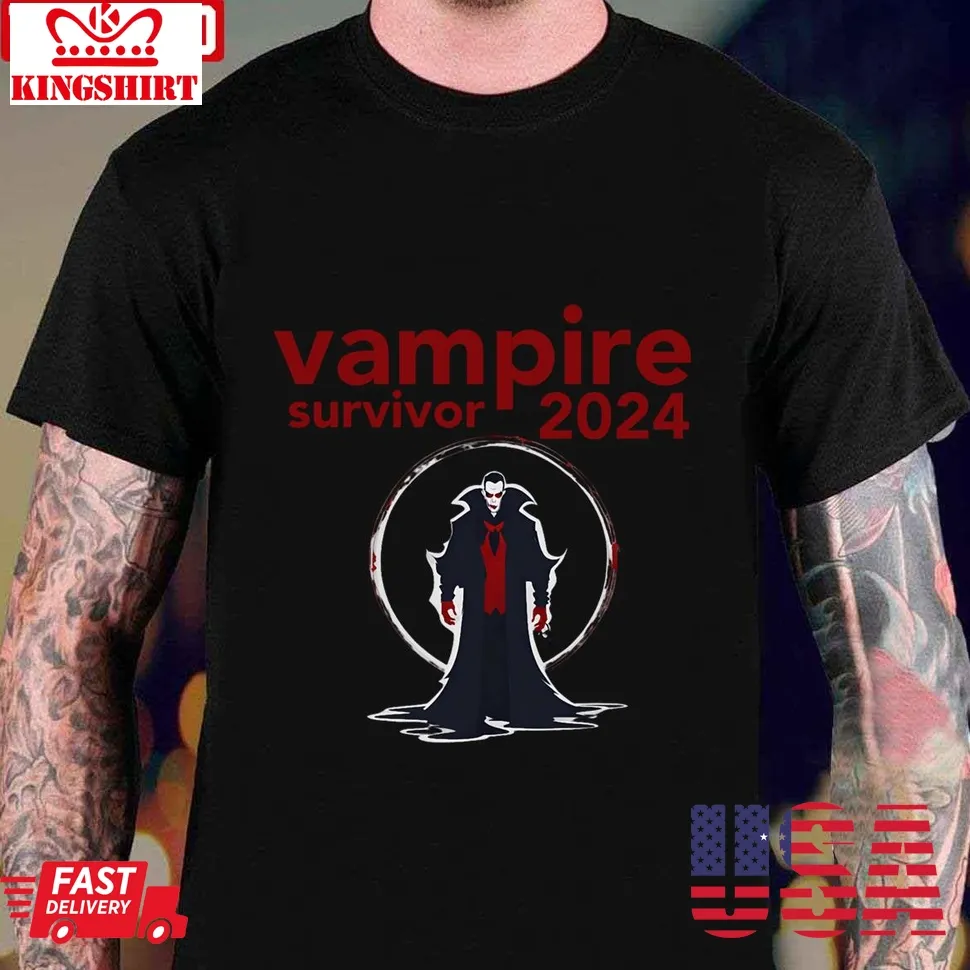 Vampire Survivors 2024 Mobile Games Like Vampire Survivors Unisex T Shirt