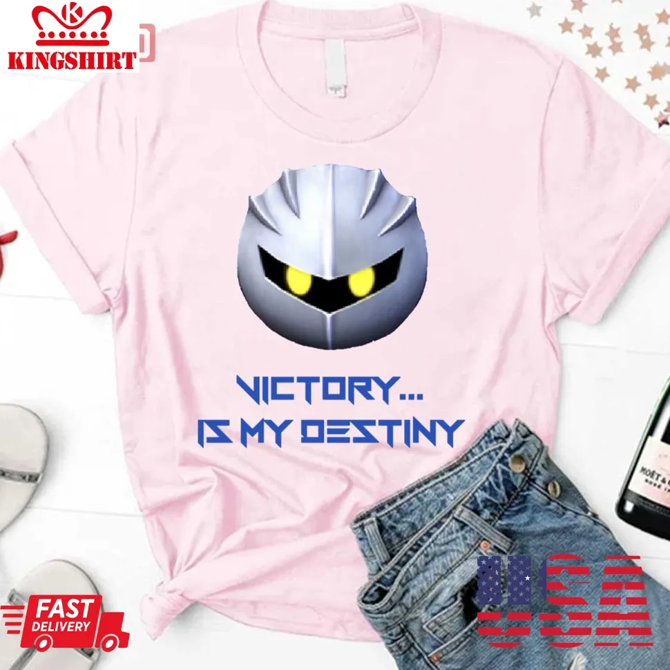 Victory Is My Destiny Meta Knight Unisex T Shirt