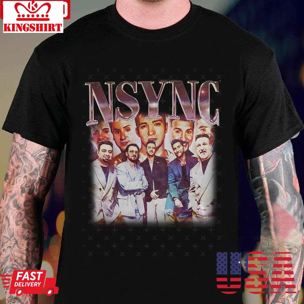 Vintage Tour Nsync Music Bou Band 2023 2024 Unisex T Shirt