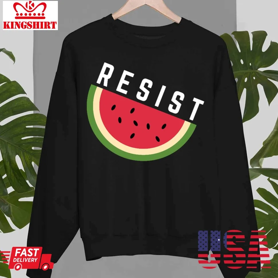 Watermelon And Resistance Unisex Sweatshirt Plus Size