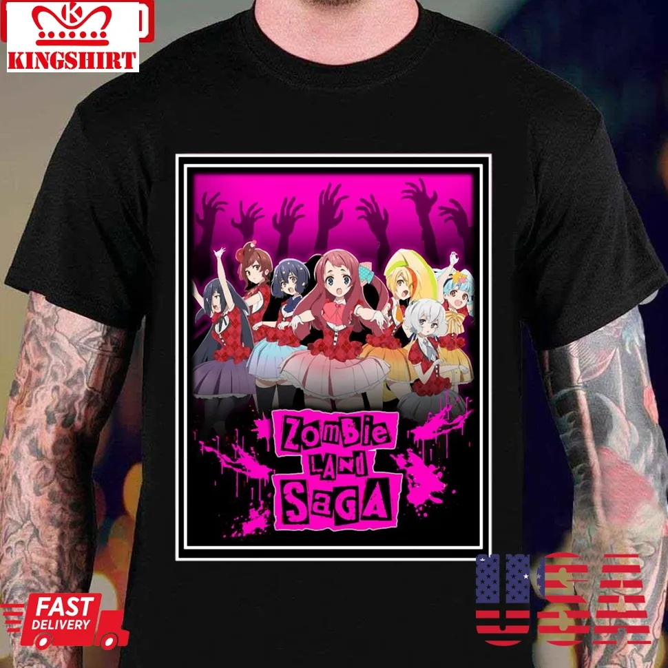 Zombieland Saga Pink Unisex Sweatshirt