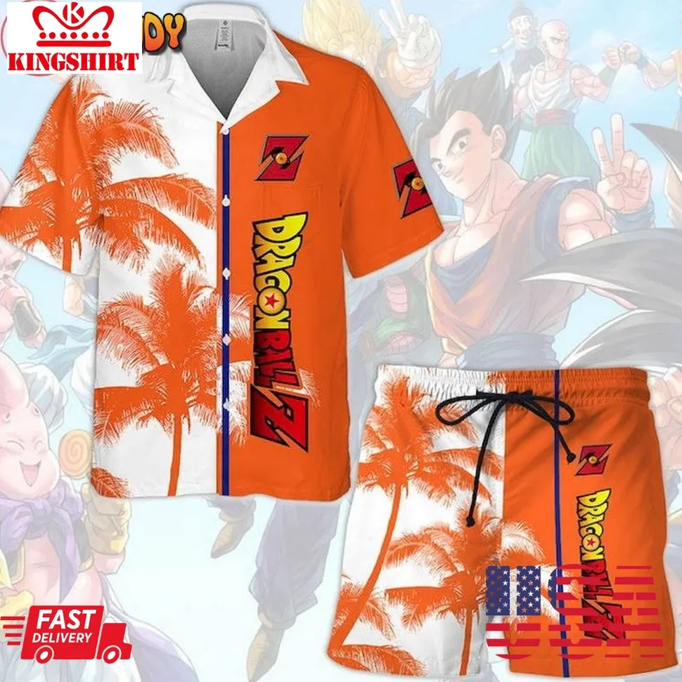 Dragonball Z Hawaiian Shirt And Shorts Unisex