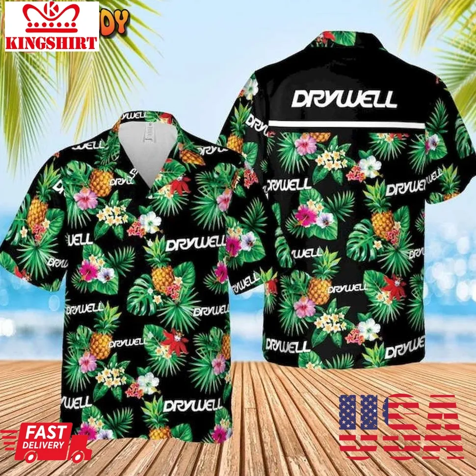 Drywell Condoms Hawaiian Shirt And Shorts Size up S to 4XL