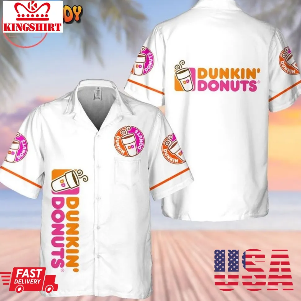 Dunkin Donuts Coffee Hawaiian Shirt Plus Size