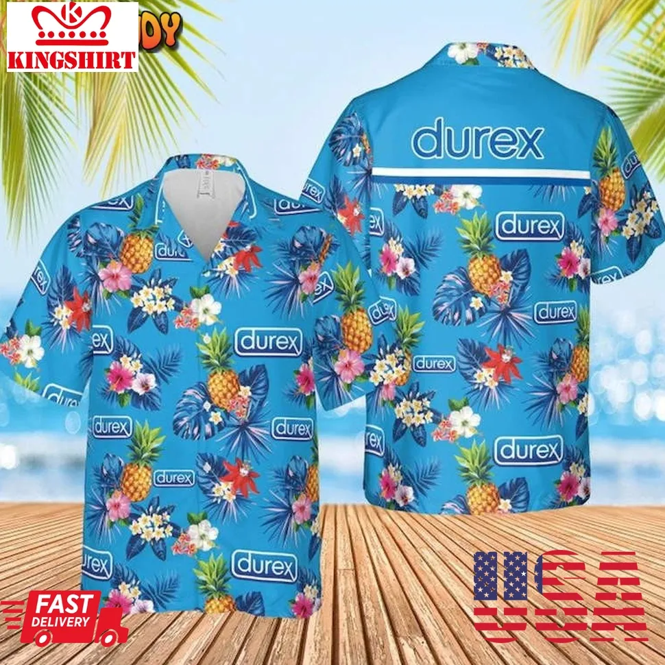 Durex Condoms Hawaiian Shirt And Shorts Unisex