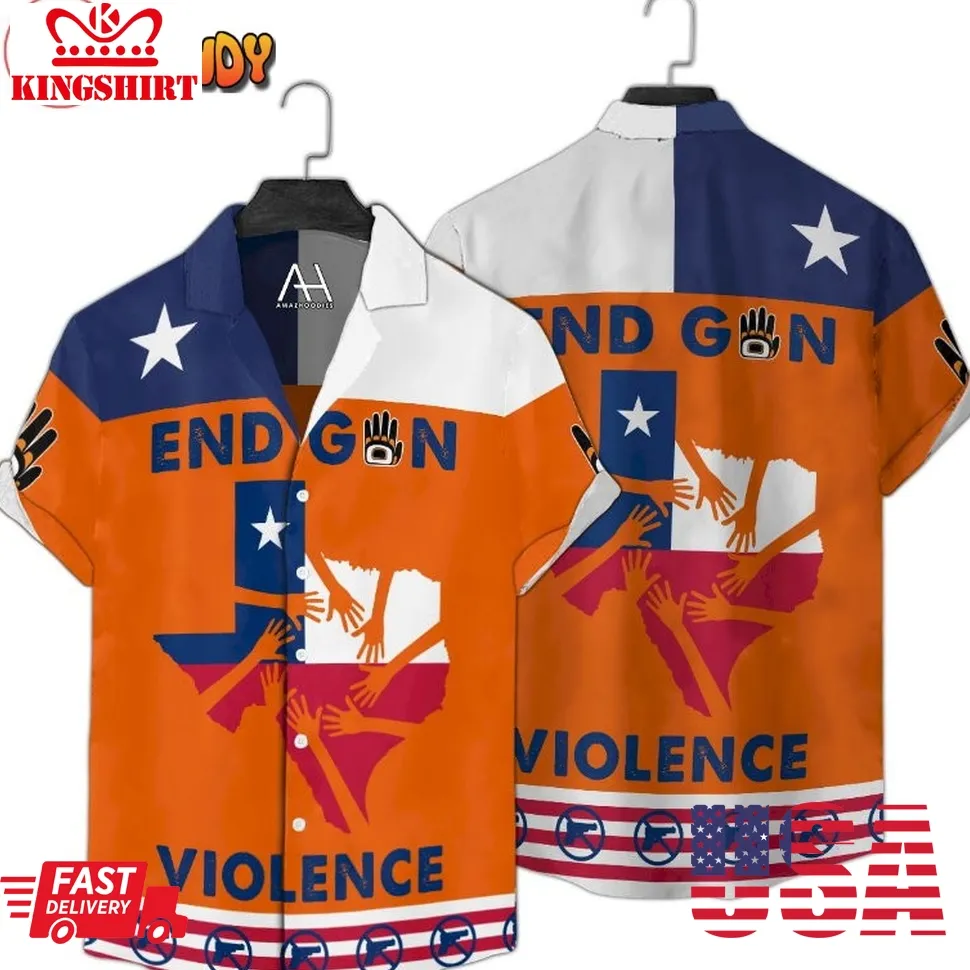 End Gun Violence Hawaiian Shirt Plus Size