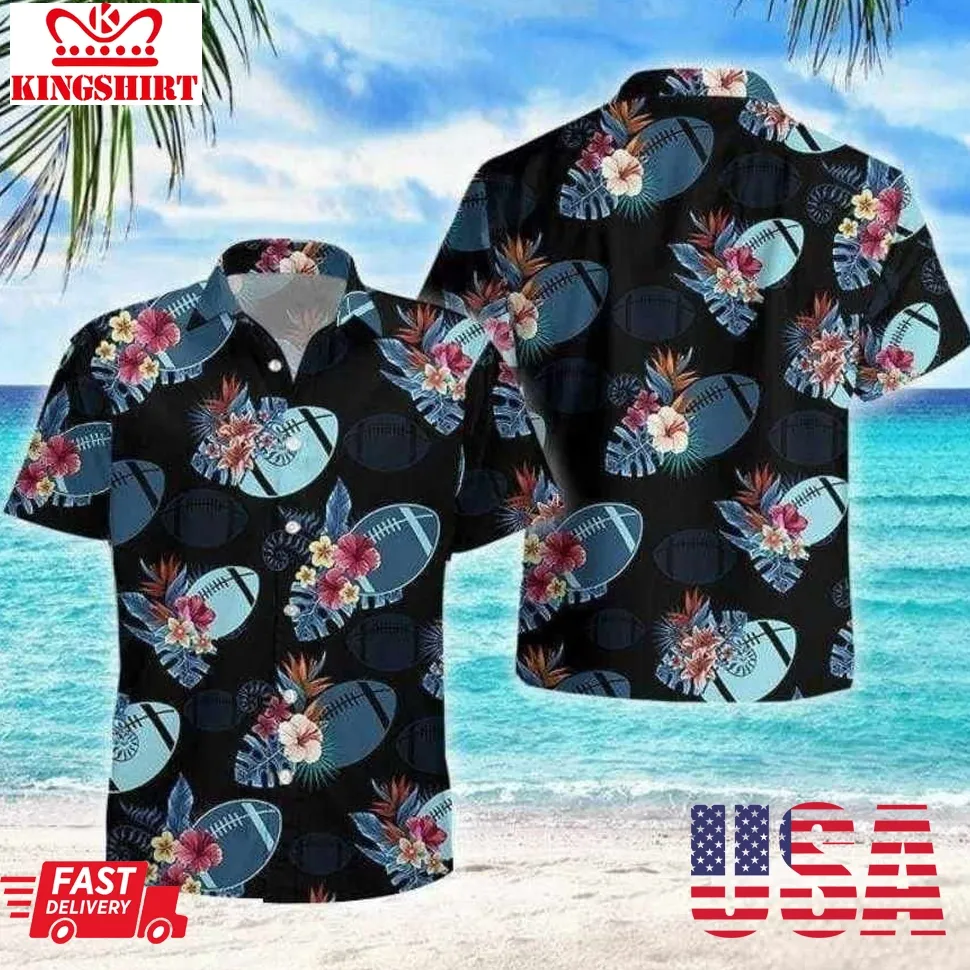 Football For Life Summer Vibe Tropical Hawaiian Shirt Size up S to 4XL