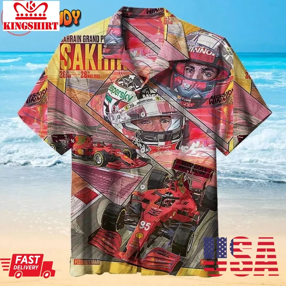 Formula 1 Hawaiian Shirt Size up S to 4XL